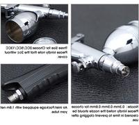Kit d'aérosol Gravity polyvalent, comprenant des buses et des réservoirs de 0,3 mm, 0,5 mm et 0,8 mm, pour une application précise en peinture et dans les projets artistiques