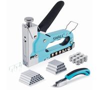 Kit d'agrafeuse pour bois puissante 3-en-1, avec 3000 agrafes, e GS