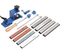 Kit d'aiguisage de couteaux à angle fixe avec 4 pierres à aiguiser 4 pierres à aiguiser en diamant Outil d'aiguisage de couteaux
