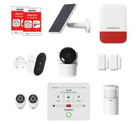 Kit d'alarme pour maison intelligente Touch Plus, avec caméra HD et sirène solaire
