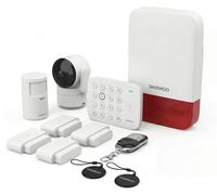 Kit d'alarme WLAN avec caméra Full HD, contrôle via application, sans abonnement