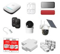 Kit d'alarme WLAN et GSM avec caméra solaire, détecteur de garage et sirène