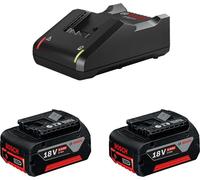 Kit d'alimentation BOSCH (2 x 18V 5.0 Ah + GAL18V-40)