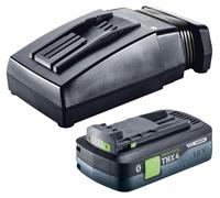 Kit d'alimentation Festool 18 V 1xTBX4/TCL6 comprenant 1 batterie BP 18 TBX 4 C-ASI 18 V 4,0 Ah (578745) + chargeur TCL 6 (201135)