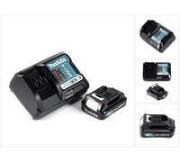 Kit d'alimentation Makita 12 V avec 1 batterie BL1021B 2,0 Ah + chargeur DC10WD
