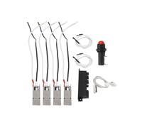 Kit d'allumage BBQ 42326 compatible avec les grilles DD6 | Comprend 5 composants de rechange avec un générateur à 6 sorties et des électrodes avec fils