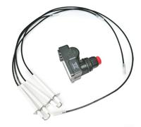 Kit d'allumage de barbecue de rechange avec 4 électrodes conçues pour barbecues à gaz d'extérieur de 91,4 cm, système d'allumage DC 1,5 V