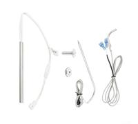 Kit d'allumage et sonde de température pour barbecue à granulés Louisiana - Chauffage 200 W avec fil en acier inoxydable de 122 cm pour l'entretien de la série Country