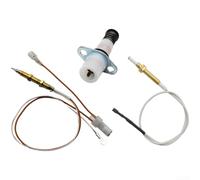 Kit d'allumage piézo pour barbecue à gaz et cuisinière - Aiguille de capteur thermocouple en cuivre haute température pour un allumage automatique sûr (2)