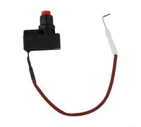 Kit d'allumage piézoélectrique avec bouton poussoir pour chauffage de terrasse, gril, poêle, cheminée, remplacement avec électrode en céramique (IG&NB700C1)