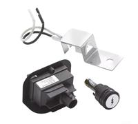 Kit d'allumage pour barbecue à gaz Weber Q1200 Q2200, pièce de rechange 64868 avec bouton poussoir électronique, fil d'électrode en céramique, compatible avec les modèles 51060001,51070001,51080001