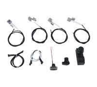 Kit d'allumage pour barbecue avec module électronique et 4 fils | Comprend un module d'allumage électronique et 4 fils d'allumage pour un remplacement simple du bouton poussoir usé