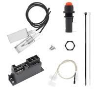Kit d'allumage réutilisable en plastique pour Weber pour sommet pour | Boîtier en plastique réutilisable, électrodes métalliques, convient pour Weber pour Summit pour A4, comprend un générateur et