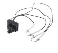 Kit d'allumeur à 4 prises avec bouton-poussoir Momfin pour gril à gaz de 28 pouces - Système d'allumage à électrode en céramique