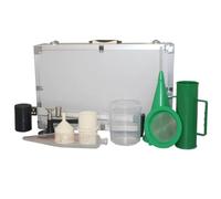 Kit danalyse de boue 3 pièces comprenant viscosimètre, hydromètre, sablemètre, coffret en aluminium, plage de mesure : 0,96-3 g/cm³, le terrain et le laboratoire
