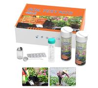 Kit D'analyse De Sol pour Potager | Testeur de Nutriments 4 en 1 - Analyseur de Nutriments pour Légumes Fleurs en Pot Jardins Vergers Vignes Serres