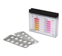 Kit d'analyse PH et Chlore pour la piscine 2x10 tablettes Multicolore G