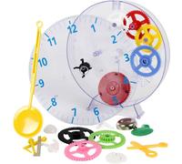 Kit d'apprentissage horloge murale Techno Line Model kids clock mécanique 20 cm x 35 mm transparent