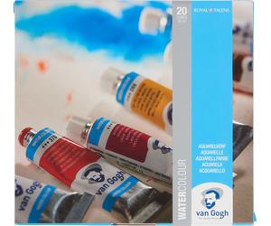 Kit d'aquarelle Van Gogh avec 20 couleurs en tubes de 10 ml