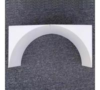 Kit d'arc de porte arrondi, Garniture d'arc de porte en mousse, moulage demi-cercle for couloir, plusieurs tailles, bricolage, 2 paquets