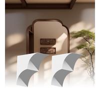 Kit d'arc de porte arrondi, Kit d'arc de porte en mousse universel, paquet 2, bricolage, plusieurs tailles, blanc