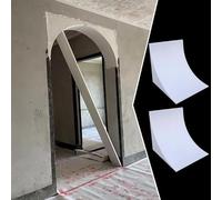 Kit d'arc de porte en mousse précurvé, moulage de garniture incurvé pour les ouvertures intérieures.Demi-cercle étanche EVA pour portes montées sur le dessus.Paintable & Easy Install DIY Archway Decor