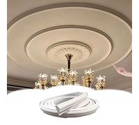 Kit d'Arc de Porte Moulure Murale pour Plafonnier, Panneaux de Lambris Décoratifs Blancs Flexibles pour Toute Ouverture, Bordure Murale Personnalisable(W3cm(1 1/8"),2m(6.5ft))