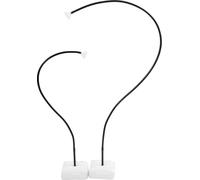 Kit d'arche de ballons DIY - Support - Réutilisable - Base à sac d'eau - Clips et pompe - Composite aluminium-plastique et PVC - 1,5 m et 2,5 m - Noir