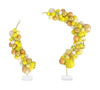 Kit d'arche de ballons doré - Arche de ballons pliable pour mariage, anniversaire, fête, fête prénatale, anniversaire de mariage, événement