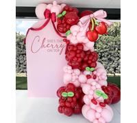 Kit d'arche de guirlande de ballons cerises