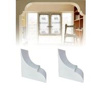 Kit d'arche de Porte décorative - Moulure en Mousse Flexible à Peindre, profilé d'angle de 33 cm d'épaisseur pour entrée et décoration de pièce - Disponible en 50 x 45 cm