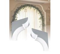 Kit d'arche de Porte, kit d'arche de Porte intérieure à Peindre - 2 pièces, moulures d'angle arrondies en Mousse, Design pré-courbé pour Couloir, décoration intérieure, épaisseur 27 cm, Dime