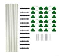 Kit d'arche tunnel de jardin pour la construction de couvertures de plantes avec filet d'ombrage compatible avec tissu antigel ou couches de film de protection (A)
