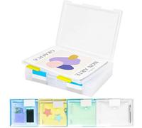 Kit d'archivage A4, tiroirs transparents et imperméables, chemise à pince, boîte à papier et à documents pour lettres, magazines et photos