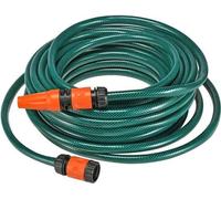 Kit d'arrosage de jardin de 30 m avec robinet 1/2 pouce et raccord rapide, kit de raccordement pour buse d'arrosage et arroseur à eau de pluie pour l'entretien des espaces verts