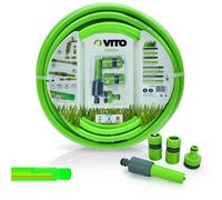 Kit d'arrosage jardin VITO PVC renforcé 20 m diam 15mm + accessoires
