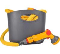 Kit d'arrosage pour petits espaces, balcons et terrasses - Tuyau extensible jusqu'à 225 m - 2 raccords Aquastop