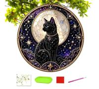 Kit d'art De Perles 30 Cm Attrape-Mignon Chat Céleste pour Halloween