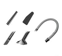Kit d'aspirateur électrique 7 pièces avec tube de collecte de poussière, buses larges et étroites pour des tâches de nettoyage polyvalentes, construction en plastique robuste pour atelier