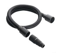 Kit d'aspiration compatible pour outils électriques, tuyau flexible d'extraction de poussière de 1 m avec adaptateur, fixation sous vide en plastique noir pour enlever directement les débris
