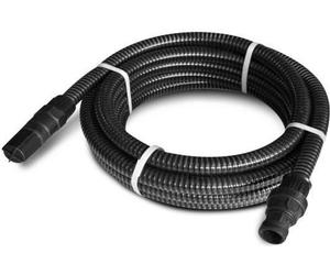 Kit d'Aspiration Pompe Jardin, 4 mètres, Clapet Crépine, Raccord 1 Pouce, Plastique Noir