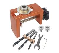 Kit d'Assemblage à Trous de Poche Guide de Perçage Précis avec Serre-Joint