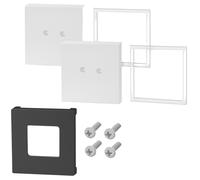 Kit d'assemblage CARVO, set de 2, blanc, acier inoxydable, Zack