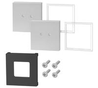 Kit d'assemblage CARVO, set de 2, mat, acier inoxydable, Zack