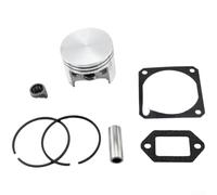 Kit d'assemblage de cylindre de tronçonneuse 52 mm avec pistons pour machines de jardin MS381 Pièce de rechange en métal de haute qualité pour outils de coupe forestière Construction robuste (C)