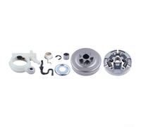 Kit d'assemblage de tambour d'embrayage de rechange pour tronçonneuse MS251 MS231 avec pompe à huile 2143 640 3201 325 7T pignon pour engrenage à vis sans fin et tuyau