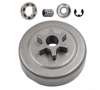 Kit d'assemblage de tambour d'embrayage pour Echo CS-352 avec jante de pignon et clip E pour tronçonneuses 305S 340S Pièces de rechange 7T Métal