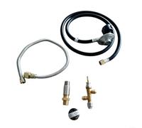 Kit d'assemblage de tuyau de foyer au propane ABS - Pièce de rechange pour foyer extérieur