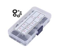 Kit d'assortiment de joints de rondelles plates en nylon, 250 pièces, rondelles noires durables de haute qualité pour bricolage, réparation à domicile, projets automobiles M2 M2,5