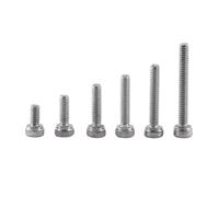 Kit d'assortiment de vis M2 de 250 pièces, kit de vis à tête creuse hexagonale en acier inoxydable, vis à métaux métriques avec assortiment d'écrous hexagonaux (R : Cap tête)